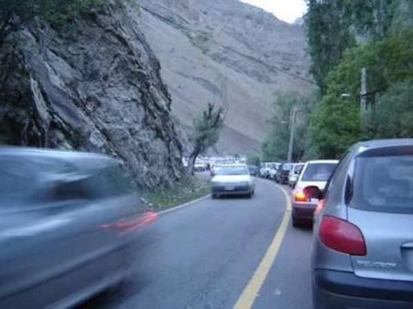 ترافیک نیمه سنگین در محورهای کندوان و هراز