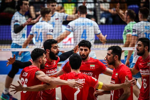  سومین شکست مردان والیبال ایران در لیگ ملت‌ها مقابل اسلوونی 