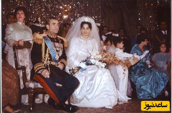 فرح پهلوی: خیاطان نخ آبی را در لباس عروسم دوختند تا به من کمک کنند پسر داشته باشم! سندی از خرافه پرستی خاندان پهلوی