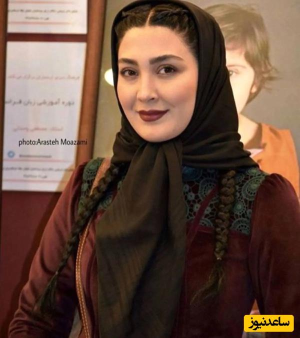 استایل مکش مرگمای مریم معصومی با کت و دامن پیچازی و کلاه اولیور توئیستی