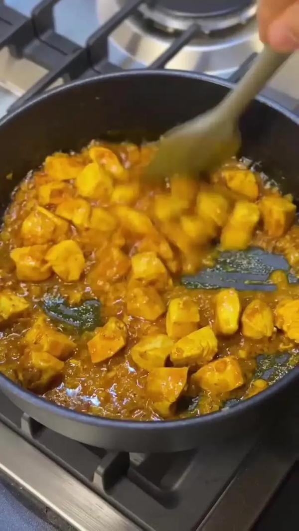 مرغ پرتقالی با ته‌چین و زرشک پلو عالی + فیلم 