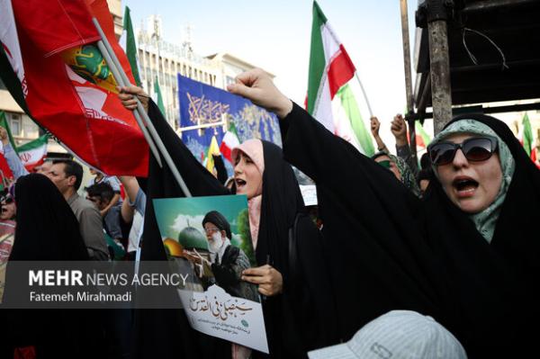 تصاویری از مراسم غدیر در گلستان تهران
