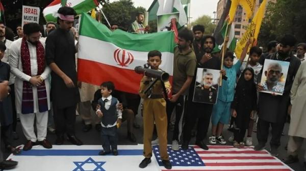 راهپیمایی «مرگ بر اسرائیل» در حمایت از ایران در اسلام‌آباد+ فیلم