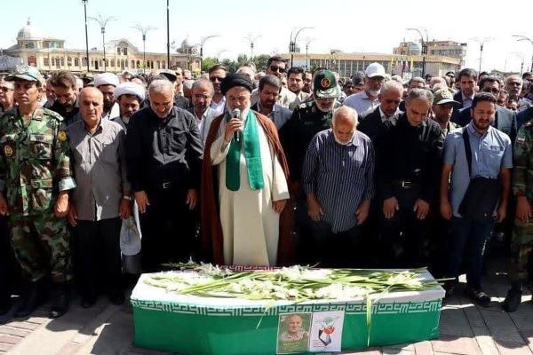  مراسم تشییع شهید حمله صهیونیستی همدان برگزار شد 