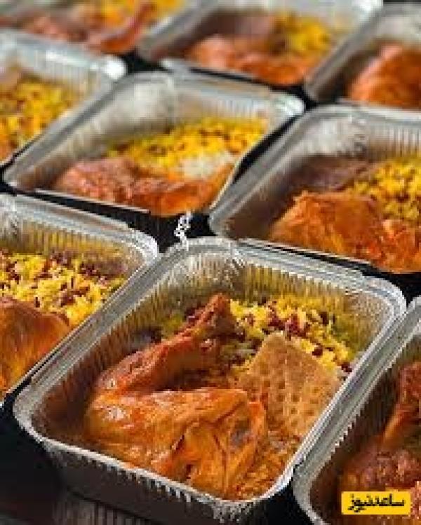 طرز تهیه زرشک پلو مرغ دَمی مجالس و رستورانی برای بیشن از 10 نفر به روش سرآشپز معروف با تمام نکات/ ویژه نذری ماه محرم
