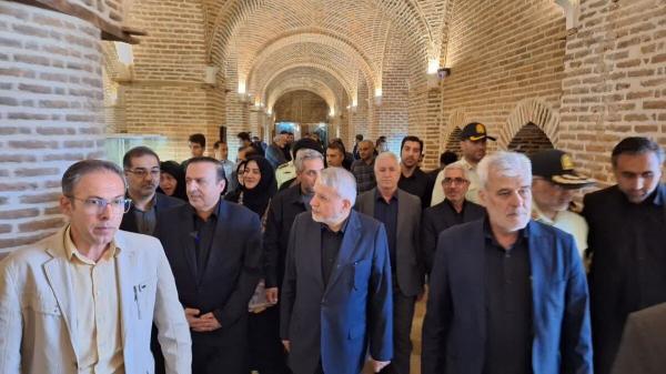  وزیر میراث فرهنگی از سرای تاریخی سعدالسلطنه قزوین بازدید کرد 