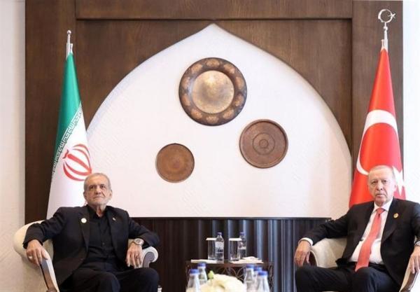  دیدار پزشکیان و اردوغان در باکو 