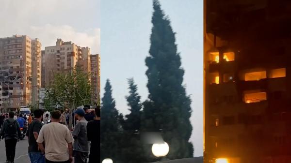  تصویر خانه شهید تهرانی مقدم پس از حمله اسرائیل 