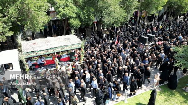 پیکر ۴ شهید اقتدار ایران در شهرقدس تشییع شد