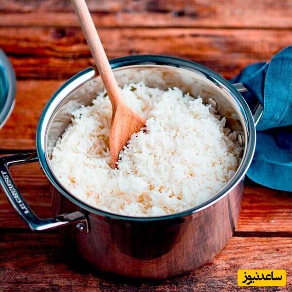 طرز تهیه کته ساده خانگی، راهنمای گامبهگام با تمام فوتوفنها