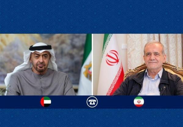  پزشکیان درگفتگو با بن‌زاید: با این رویه منطقه آرامش نمی‌بیند 