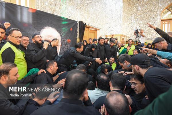 مراسم خاکسپاری سپهبد شهید «حسین سلامی» در حرم عبدالعظیم حسنی(ع)