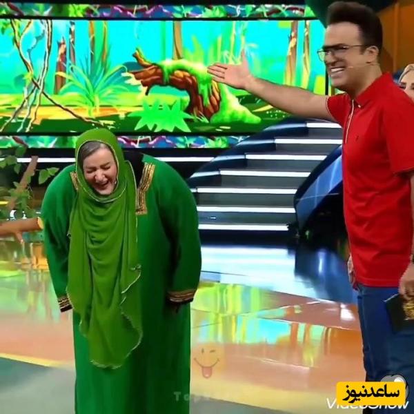 سکانس خنده دار شب آهنگی: وقتی نعیمه نظام‌ دوست املت رو هم از رو گوگل درست میکنه +فیلم/فقط خنده های حامد آهنگی!