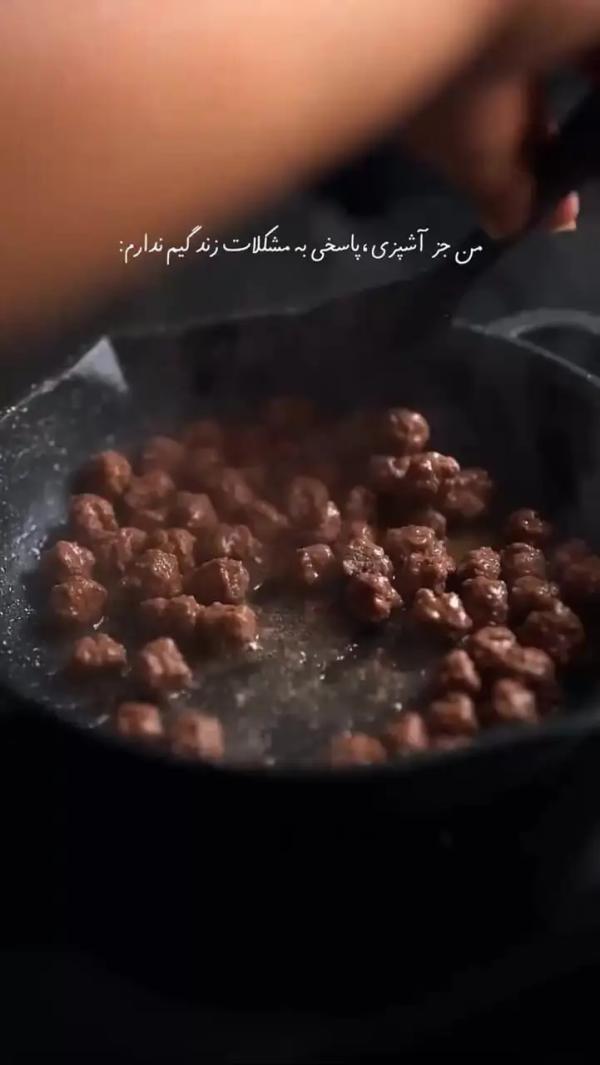  آلبالو پلو با گوشت چرخ کرده، غذایی با طعمی لذیذ + فیلم 