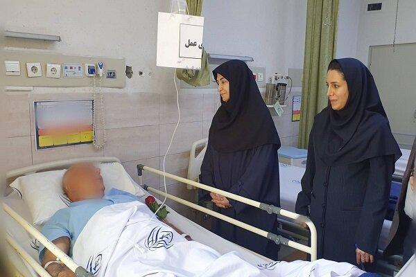 عیادت معاون رئیس‌جمهور از حادثه‌دیدگان حملات رژیم صهیونیستی