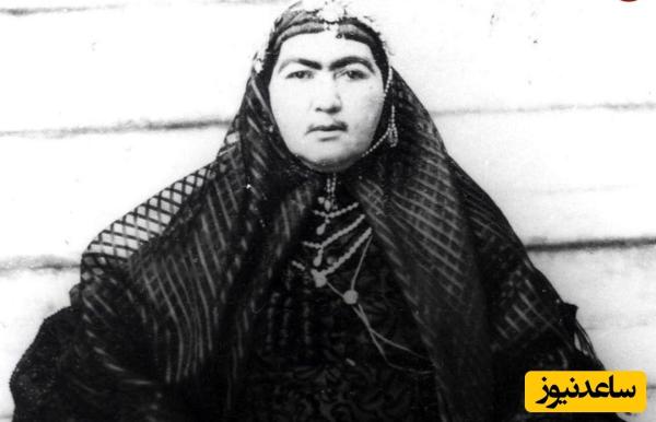 عکس؛ سفر به تاریخ؛ اسبسواری «انیسالدوله، سوگلی ناصرالدینشاه» با چادر و روبنده در فیروزکوه