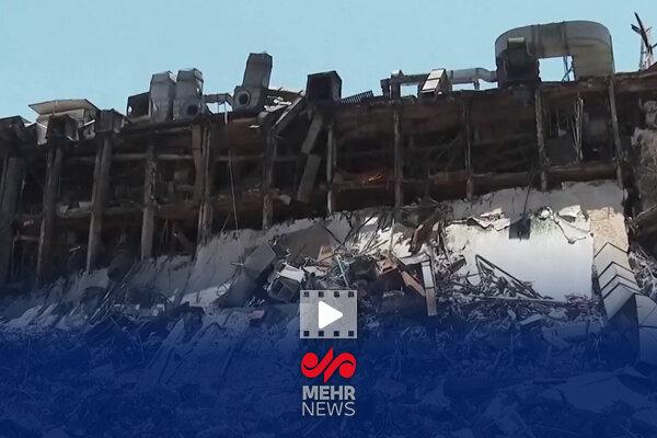 تصاویر جدید از نابودی آزمایشگاه وایزمن توسط ایران