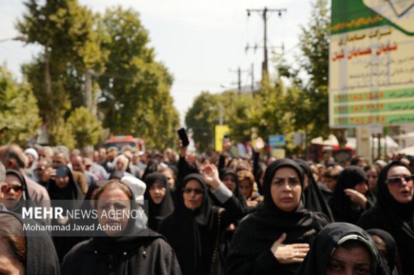 تشییع پیکر مطهر سرباز شهید سلطانی رزداری در رضوانشهر