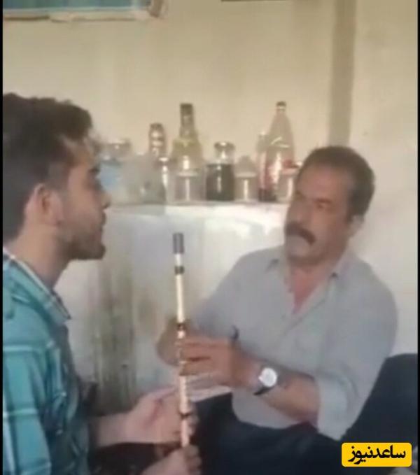 خلاقیت خنده دار پدر ایرانی در آموزش نِی نوازی با دندان مصنوعی حماسه آفرید/ تسلیت به اساتید صنعت موسیقی🤣