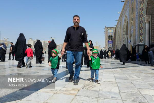 مراسم «شیرخوارگان حسینی» در حرم امام رضا (ع)