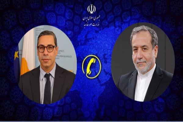 عراقچی خواستار اثرگذاری قبرس بر اروپایی‌ها در مقابله با اسرائیل شد