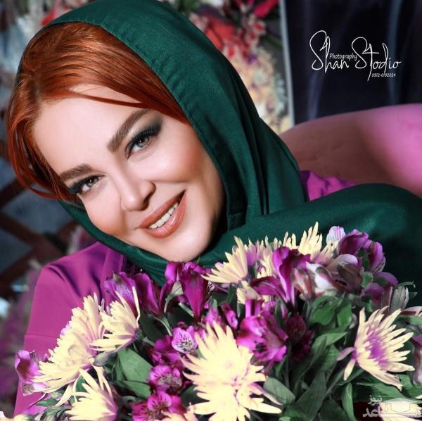 تیپ عجیب و سمی بهاره رهنما در یک باغ زیبا به وقت پاییزی / بهاره جان یکم رو ترکیب لباسات بیشتر کار کن + عکس