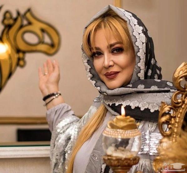 سنگ تمام بهاره رهنما برای پذیریایی از دو دوستش با ظروف آنتیک و طلایی / استایل مهموناش چقد بوی ایران میده