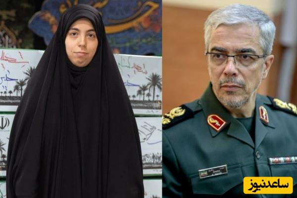 ویدیویی از فرشته باقری، دختر سرلشکر شهید باقری که همراه پدرش به شهادت رسید