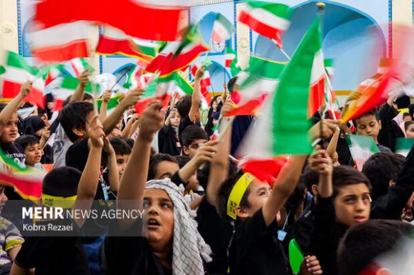 گردهمایی کودکان عاشورایی در حرم مطهر امام رضا(ع)