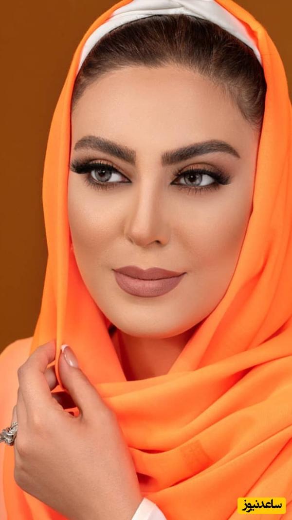 آرایش بسیار شیک و خفن نیلوفر شهیدی در سالن زیبایی مریم رهنما خواهر بهاره رهنما