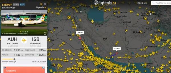   بازگشت هواپیماهای مسافری به آسمان ایران 
