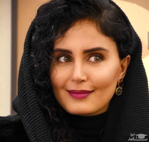 ژست صمیمی هوتن شکیبا و الناز شاکردوست در یک رستوران / گل رز چی میگه اون وسط؟!