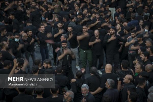مسجد غربا شاهرود میعادگاه عاشقان؛ سینه‌دور رزمندگان درسوگ سیدالشهدا(ع)