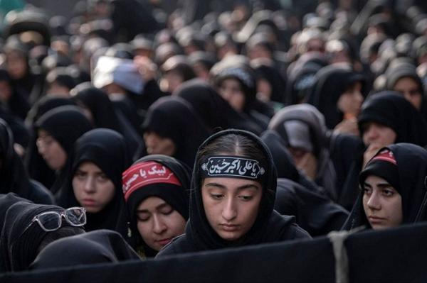   تصویر متفاوت از عزاداری زنان در شمال شهر تهران 