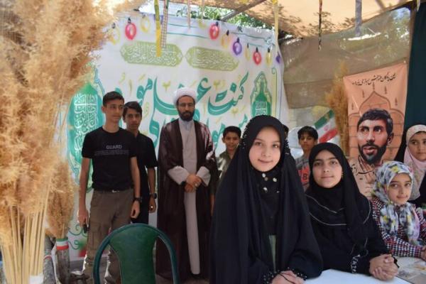 غدیر در نگاه کودکان بیجار؛ روایتی از شور و باور در موکب کوچولوهای غدیر