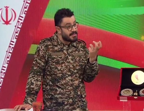 پوشش خاص و معنادار مجری معروف در پخش زنده تلویزیونی | ویدئو