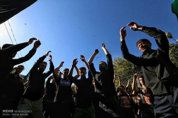 اجتماع ضد صهیونی دسته جات حسینی در تبریز