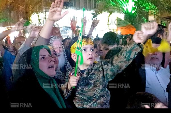 شعار حیدرحیدر مردم اهواز در عید غدیر طنین‌انداز شد