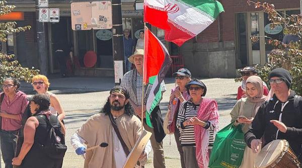  تصاویر تجمع مدافعان ایران در ونکوور کانادا 