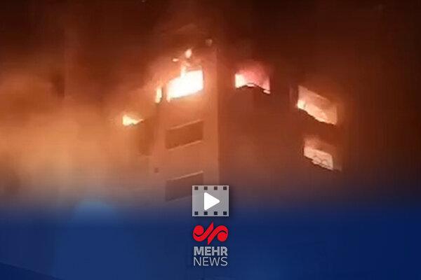 تصاویری از مناطق مختلف تهران در پی حمله هوایی رژیم صهیونیستی