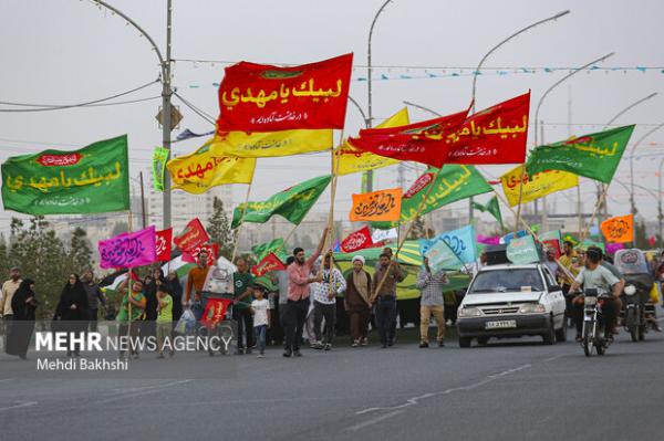راهپیمایی غدیرتاظهور قم؛قدردانی از عملیات صادق و تأکید بر انتقام سخت