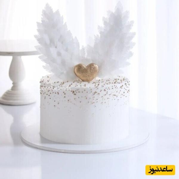 نگاهی به کیک تولد بازیگران زن ایرانی با طرح بال فرشته+عکس/ شیک و لاکچری