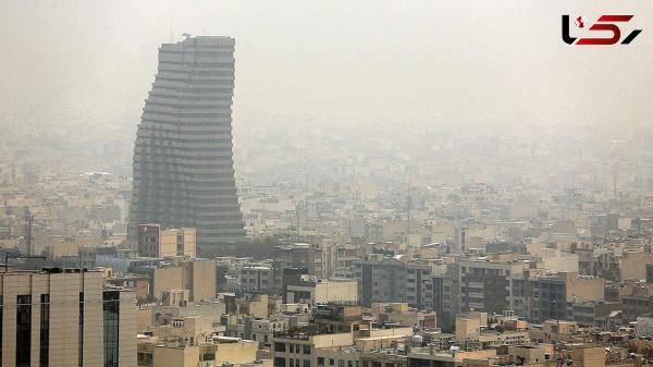  کیفیت هوای تهران در وضعیت نارنجی قرار گرفت 