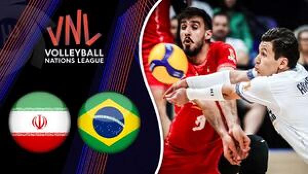 فیلم/ خلاصه بازی والیبال ایران ۰ - برزیل ۳