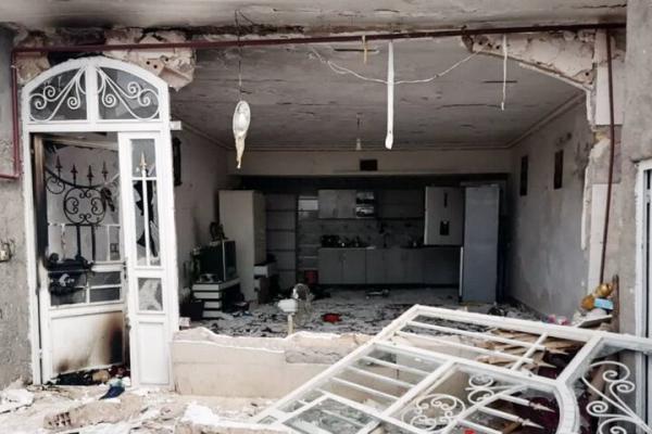 انفجار واحد مسکونی بر اثر نشت گاز در منطقه کیانشهر اهواز