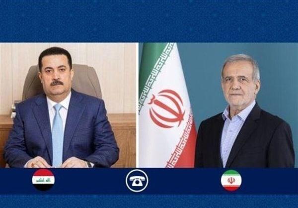 پزشکیان در گفتگو با نخست‌وزیر عراق: تجاوزات ادامه یابد پاسخ‌هایی دردناک‌تر در انتظار متجاوزان خواهد بود