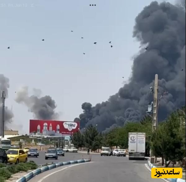 (فیلم) ویدئویی دیگر از حمله دوباره اسرائیل به پایگاه هوایی تبریز