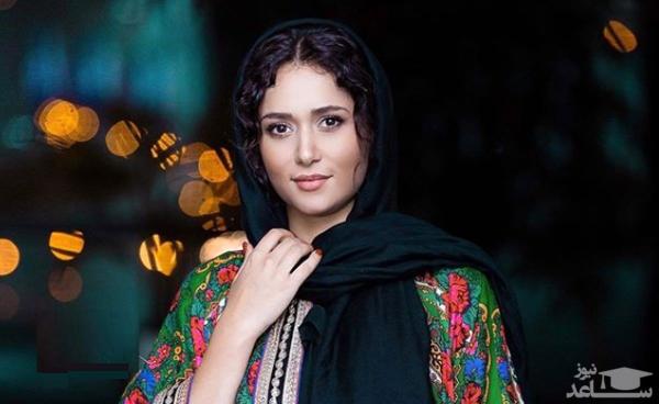 سلفی پریناز ایزدیار در پشت صحنه سریال جیران