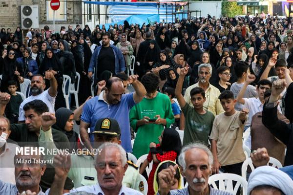 اجتماع غدیریون فومن در محکومیت جنایات رژیم صهیونیستی