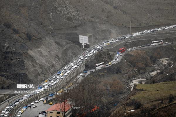 ترافیک سنگین در محورهای شمالی کشور